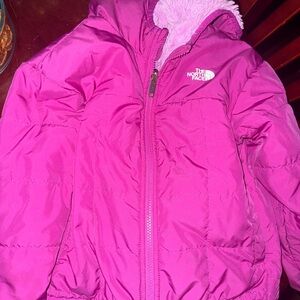 North-face reversible winter coat